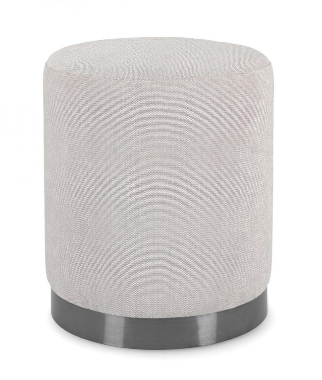 Pouf Ernestine Grigio Chiaro