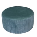 Puff velluto verde salvia tondo cm ø56h28