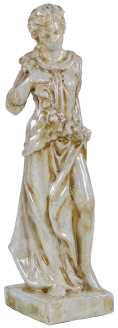 Statua donna xh-0550 msure cm. 21 x 18,5 h 58