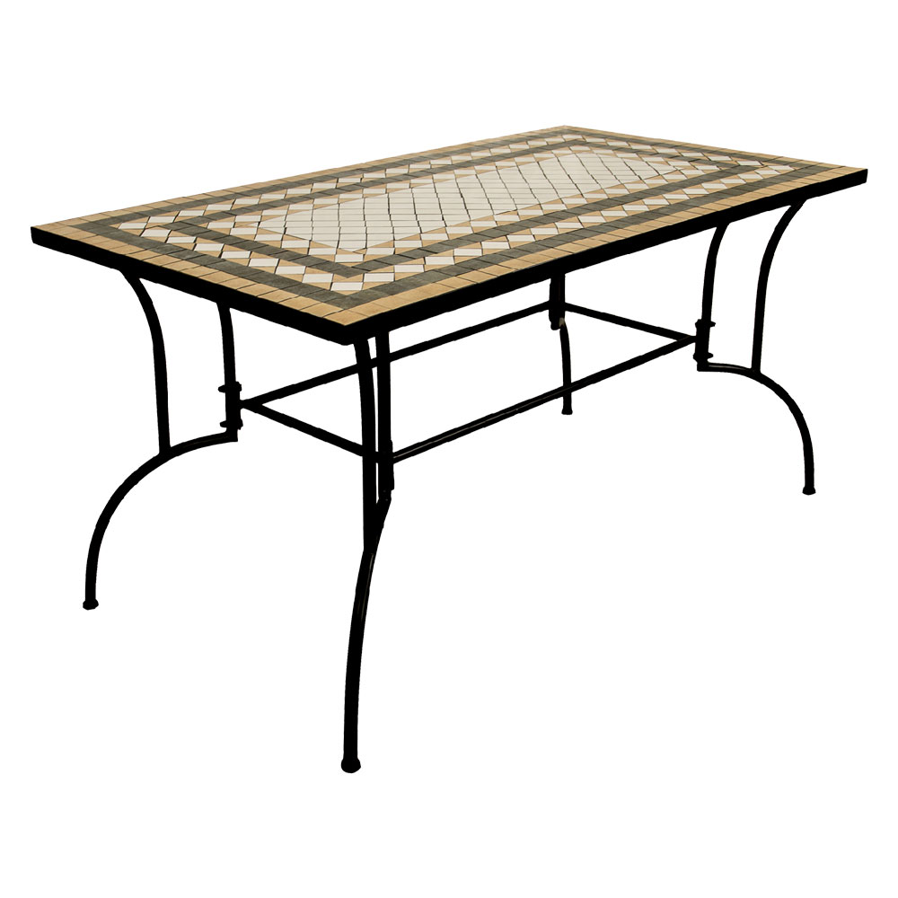 Tavolo Decoro Mosaico 'Classic I' Cm 150 X 80 X H.73