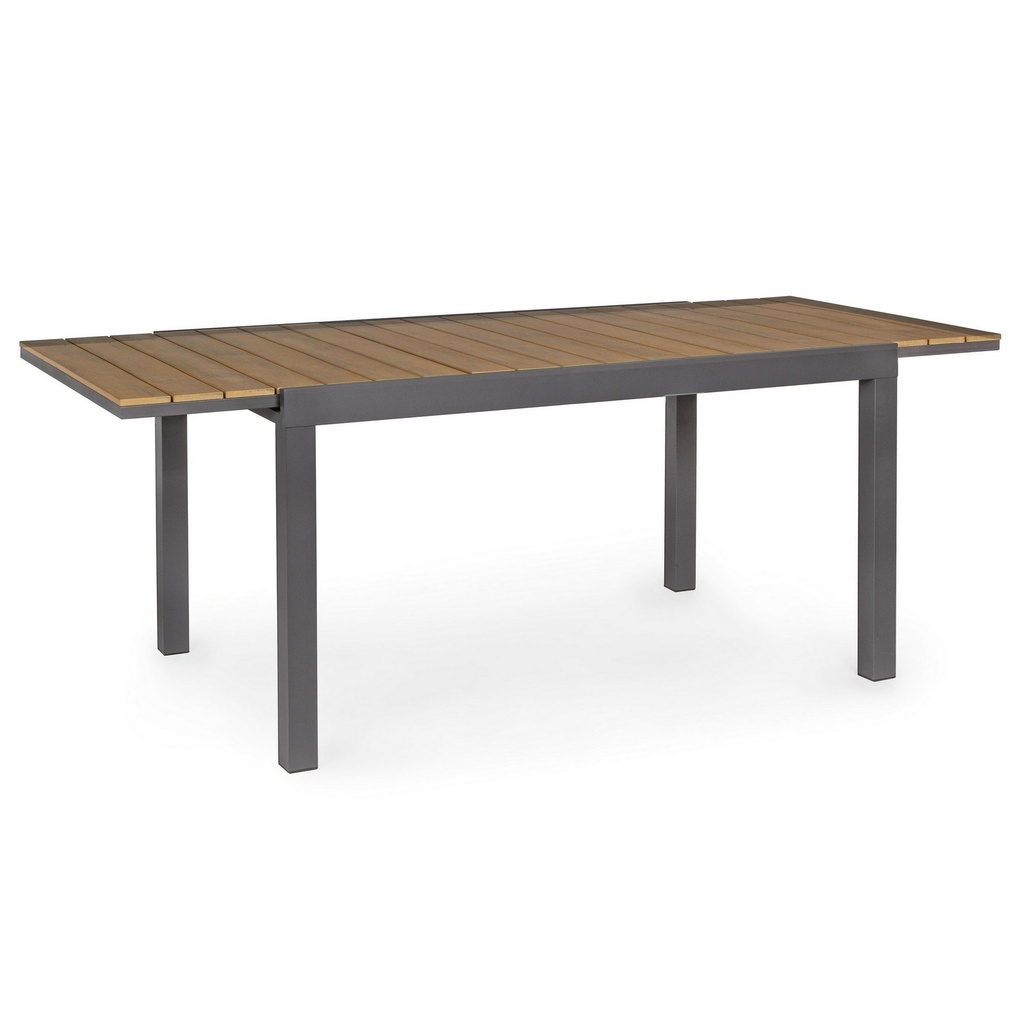 Tavolo allungabile in alluminio Elias 140-200x90 cm