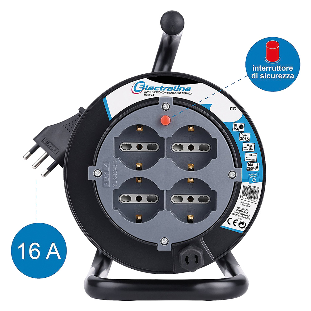  Avvolgicavo Mt. 50 Electraline