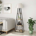 Lampada da terra con mensole 50x165