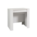 (3c) Tavolo consolle allungabile Bianco BAKU 78x54-252x h78 cm