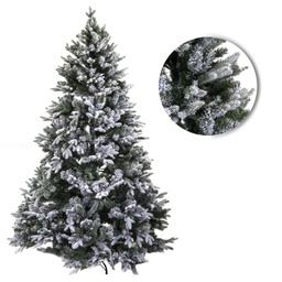 [V6154990000] Albero monte Cristallo innevato verde 2006 rami cmø155h240