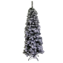[V6349140000] Albero monte Vettore slim innevato verde 653 rami cm ø74h180