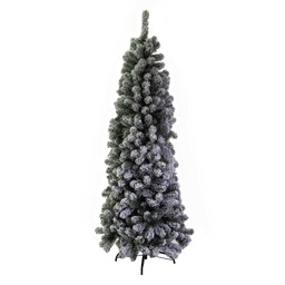 [V6349150000] Albero monte Vettore slim innevato verde 972 rami cm ø79h210