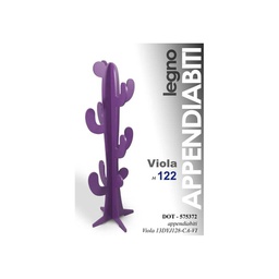 [GIC575372] Appendiabiti viola da bimbo cm 122 h