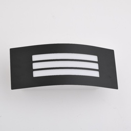 [1921627] Applique in acciaio Raven colore nero Bellotti