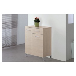 [BR799058] Armadietto da bagno due ante un cassetto Larice 60x34x h78,5 cm