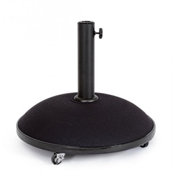 [B0795296] Base Ombrellone C-Ruote Barry 50Kg Nero
