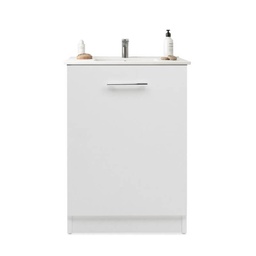 [FZ99079] Base sottolavello Solo11 bianco anta reversibile
