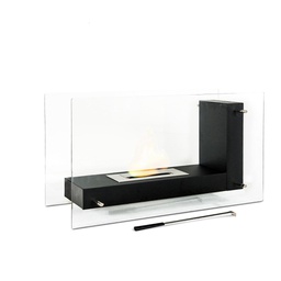 [FP/006] Biocamino design  da terra bioetanolo nero cm 80 x 31 x h 60
