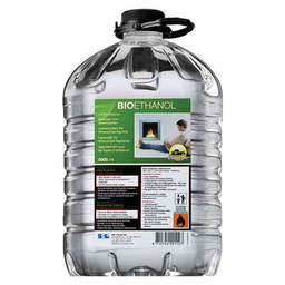 [332374] Bioetanolo naturale inodore 5 litri biologico farm light 95% per camino e stufe