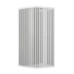 [DFLEX-100-SP3-95] Box doccia a soffietto riducibile Cono Linea Plissé 95x95x95 cm