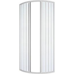 [DFLEX-100-TC-70DF] Box doccia circolare a soffietto cm 68-70 apertura laterale