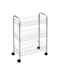 [045448] CARRELLO LUGANO 3 RIPIANI 41x26x64 cm