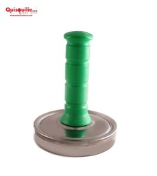 [19632669] Calder Batticarne in Acciaio Inox con Manicatura in Plastica - 500 gr, Prodotto Italiano