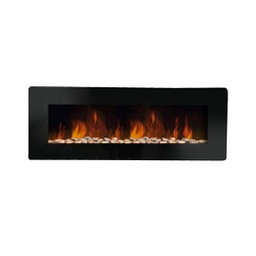 [8056157804802] Camino Elettrico Caminetto da Parete Dallas L127 x P 11 x H50