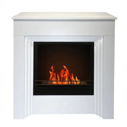 [8056157806288] Camino a Bioetanolo BELLINI in Legno Bianco L96 x P35 x H96