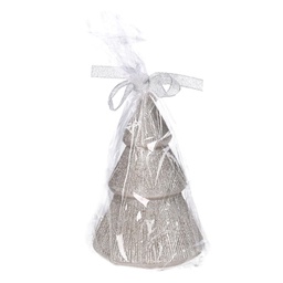 [V5511810000] Candela paraffina albero champagne cmø9h13,5