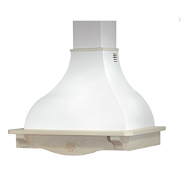 [ART895479] Cappa cucina rustica COTTAGE con cornice in legno intarsio cm 120