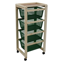 [DFL8035450] Carrello Da Cucina Con Cestelli