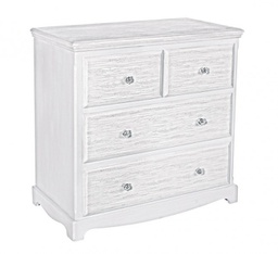 [B0744190] Cassettiera 4 cassetti bianco Blanc