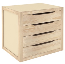 [CAP9268] Cassettiera 4 cassetti lavori bricolage  cm 39x30x37,5h