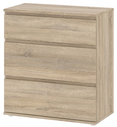 [CAP93357] Cassettiera como  3 cassetti rovere cm 77 x 40 x 84 h