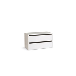 [A10012] Cassettiera in legno per interno amadio colore Bianco cm H.50xL.86,5xP.45