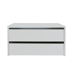 [FC-PQY8-QDHE] Cassettiera in legno per interno amadio colore Bianco cm H.50xL.85,5xP.45