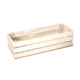 [V5035770000] Cassetto legno naturale con nylon cm 32x16h12