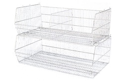 [DFLEX-244-340] Cesto In Acciaio Filomarket