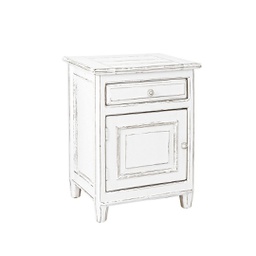 [B0745085] Comodino rustico Colette 1 anta e 1 cassetto sx