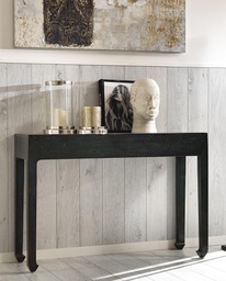 [TY/051] Consolle 120x84h cm in legno con top nero