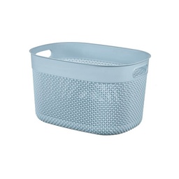 [1996944] Contenitore Filo Basket S Colore Stone Blu Cm24X18X12H