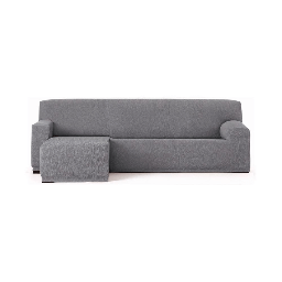 [FZ99201] Copridivano Troya elastico penisola sinistra grigio bracciolo corto 250/310