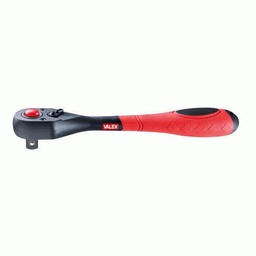 [VAL1465025] Cricchetto reversibile per bussole 3/8 con corpo in acciaio e sgancio rapido - Valex