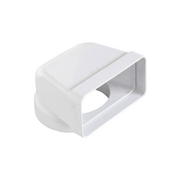 [1945510] Curva Verticale Per Passaggio Da Tubo Tondo A Rettangolare D. 100/120X60 Mm First