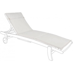 [B0805620] Cuscino poly naturale dettaglio bottone lettino 63x190 cm
