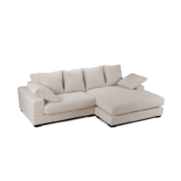 [FZ99051] Divano Calgary beige penisola reversibile