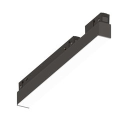 [8021696257709] EGO Wide 07W 3000K On-Off BK - L 284 x H 43 x P 22 mm