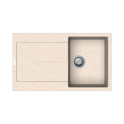 [FZ98998] Enigma D100 lavello vasca e gocciolatoio avena