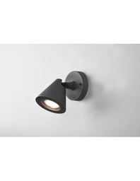 [TRIO206060142] Faretto Da Giardino Spot Cono Orientabile Nero Kaveri Trio Lighting