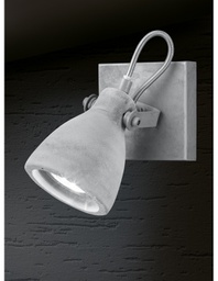 [TRIO802500178] Faretto Spot GU10 Orientabile Concrete Calcestruzzo Trio Lighting