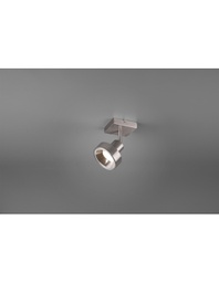 [TRIO800700107] Faretto Spot GU10 Orientabile Leon Nichel Trio Lighting