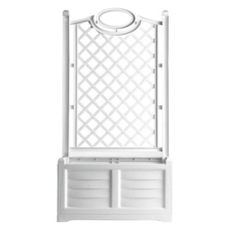 [1917531] Fioriera Pvc Rettangolare 'Separe'' Colore Bianco
