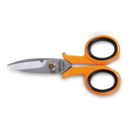 [2010788] Forbici elettricisti lame diritte acciaio inossidabile microdentatura Beta 1128BMX