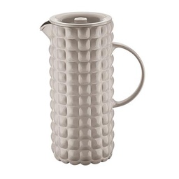 [2003629] Guzzini - Caraffa Tiffany grigio tortora con coperchio